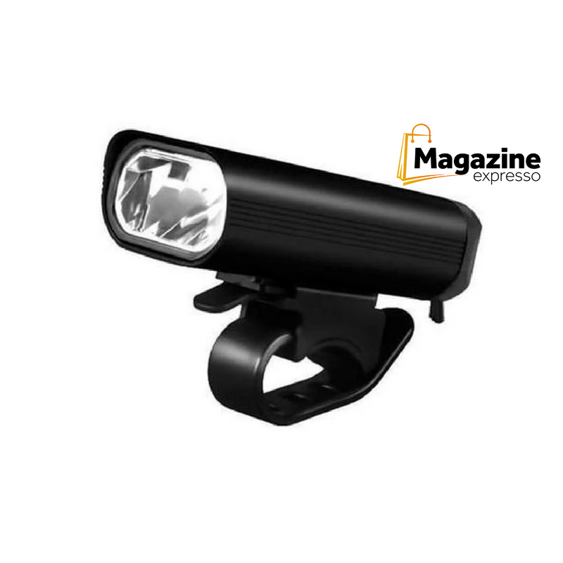 Lanterna Farol Para Bicicleta Lumix Original a Prova d`Àgua 400 Lumens - Lanterna Para Ciclismo USB Lumix